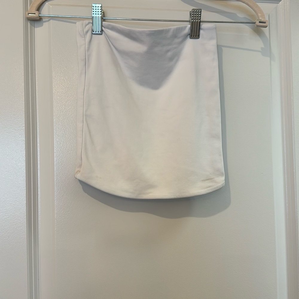 Elegant White Women's Tube Top